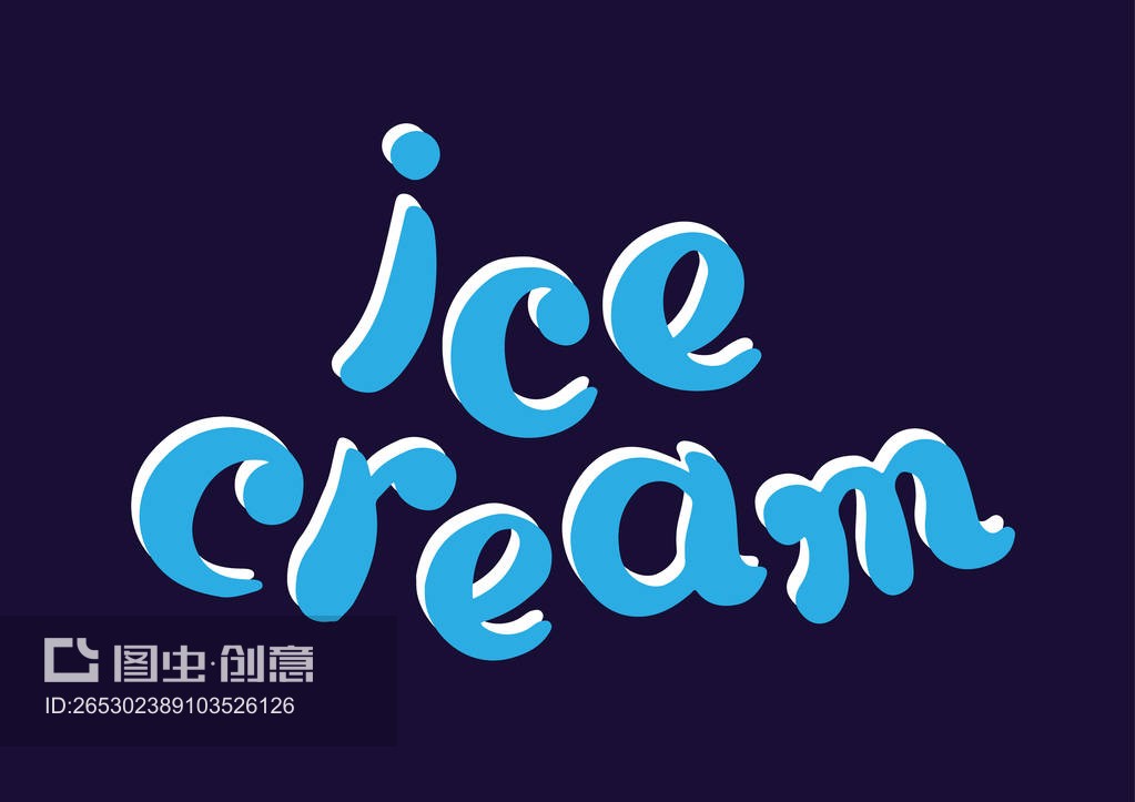 冰激凌主題的矢量藝術在網頁設計中的應用